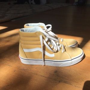 Yellow Old Skool High Top Vans